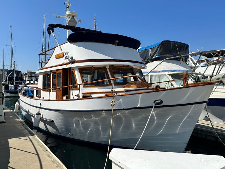  The Blue Moon Authentic 1970s Teak Trawler 