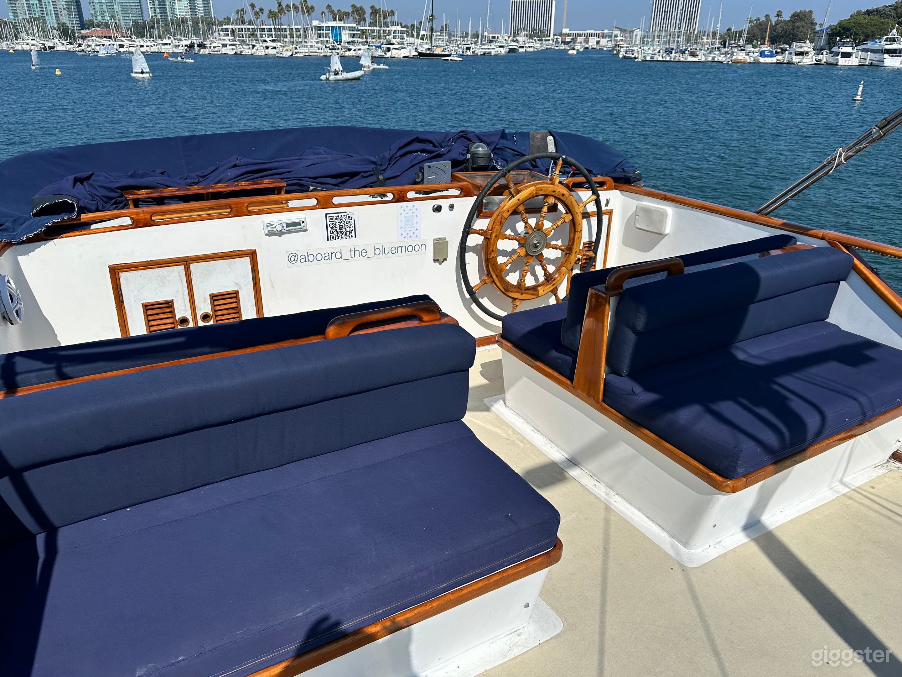 The Blue Moon Authentic 1970s Teak Trawler Photo 1