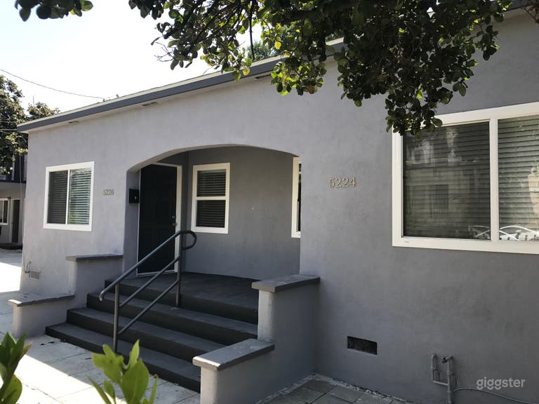  Two separate buildings and a courtyard on a lot 