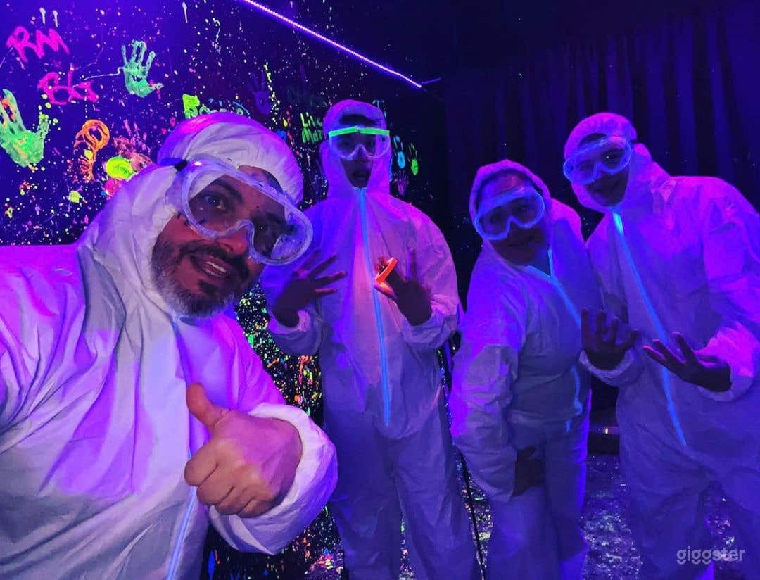 splatter paint room near me