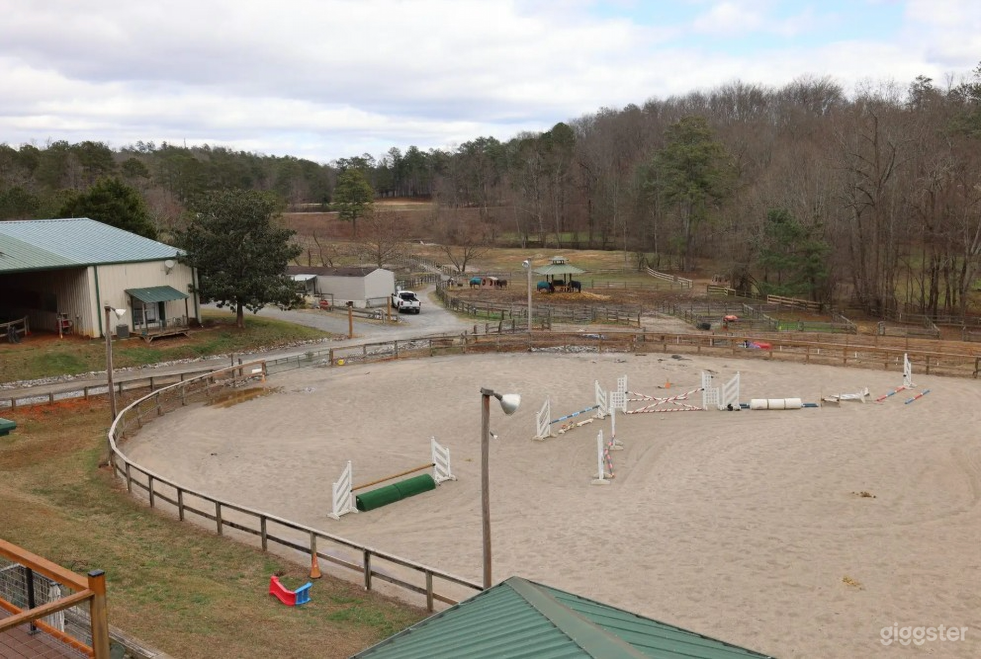 Serene Equestrian Outdoor Arena 300ftx150ft Photo 1