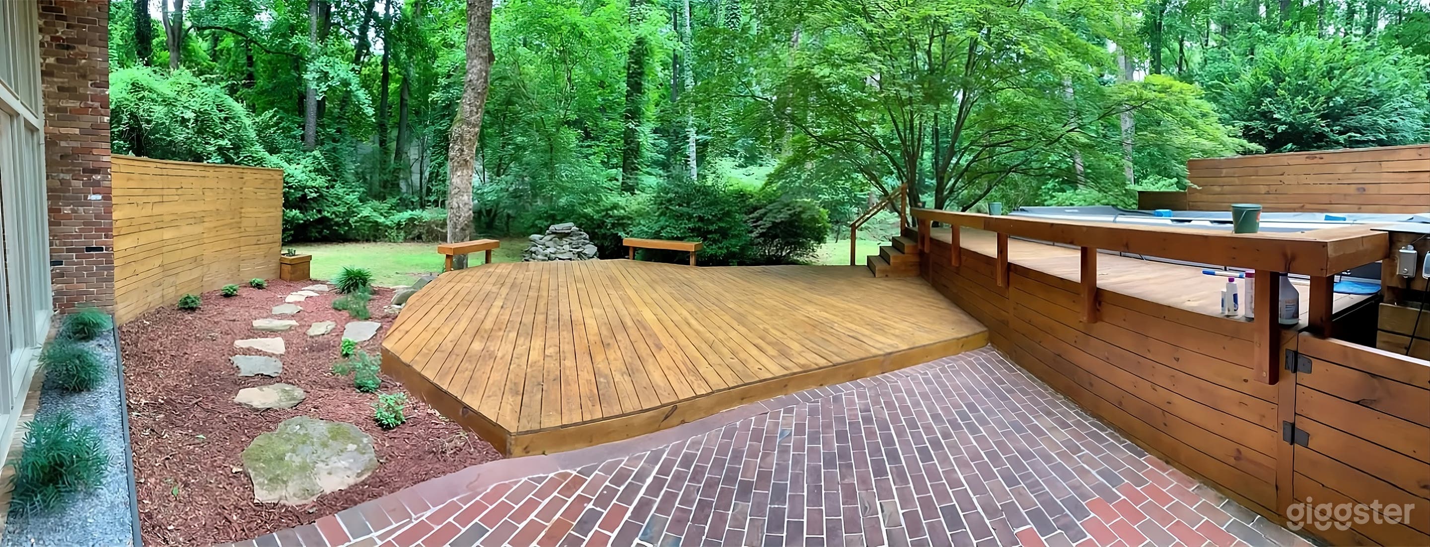 Woodland Backyard Escape with Swim Spa Photo 3