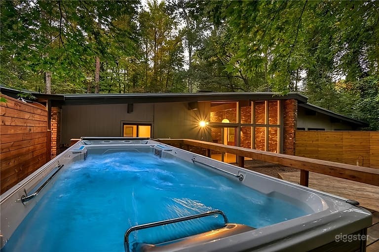  Woodland Backyard Escape with Swim Spa 