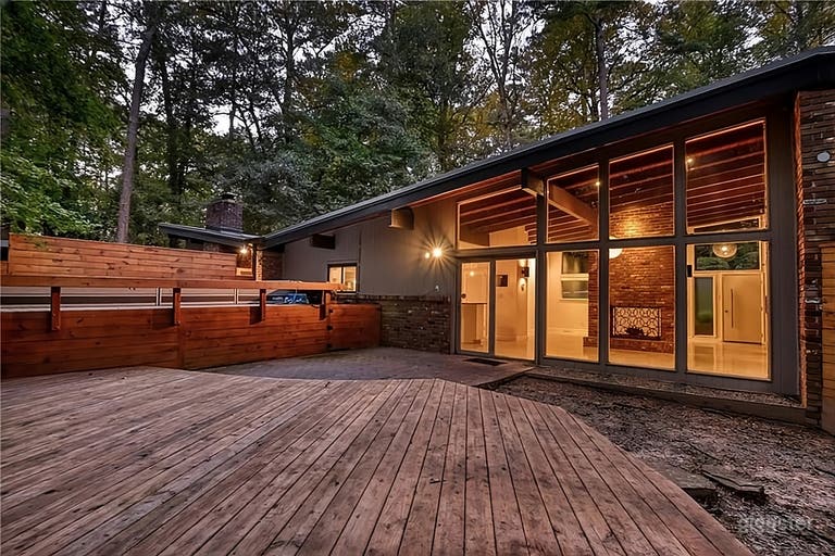  Woodland Backyard Escape with Swim Spa 