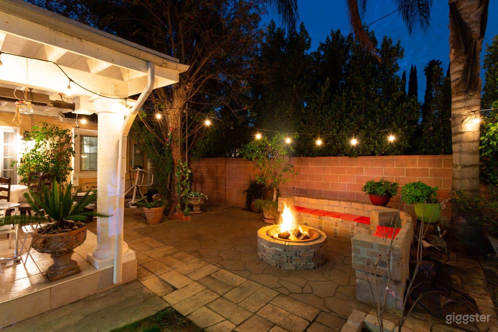 Tropical Backyard Set with Outdoor Kitchen Photo 1