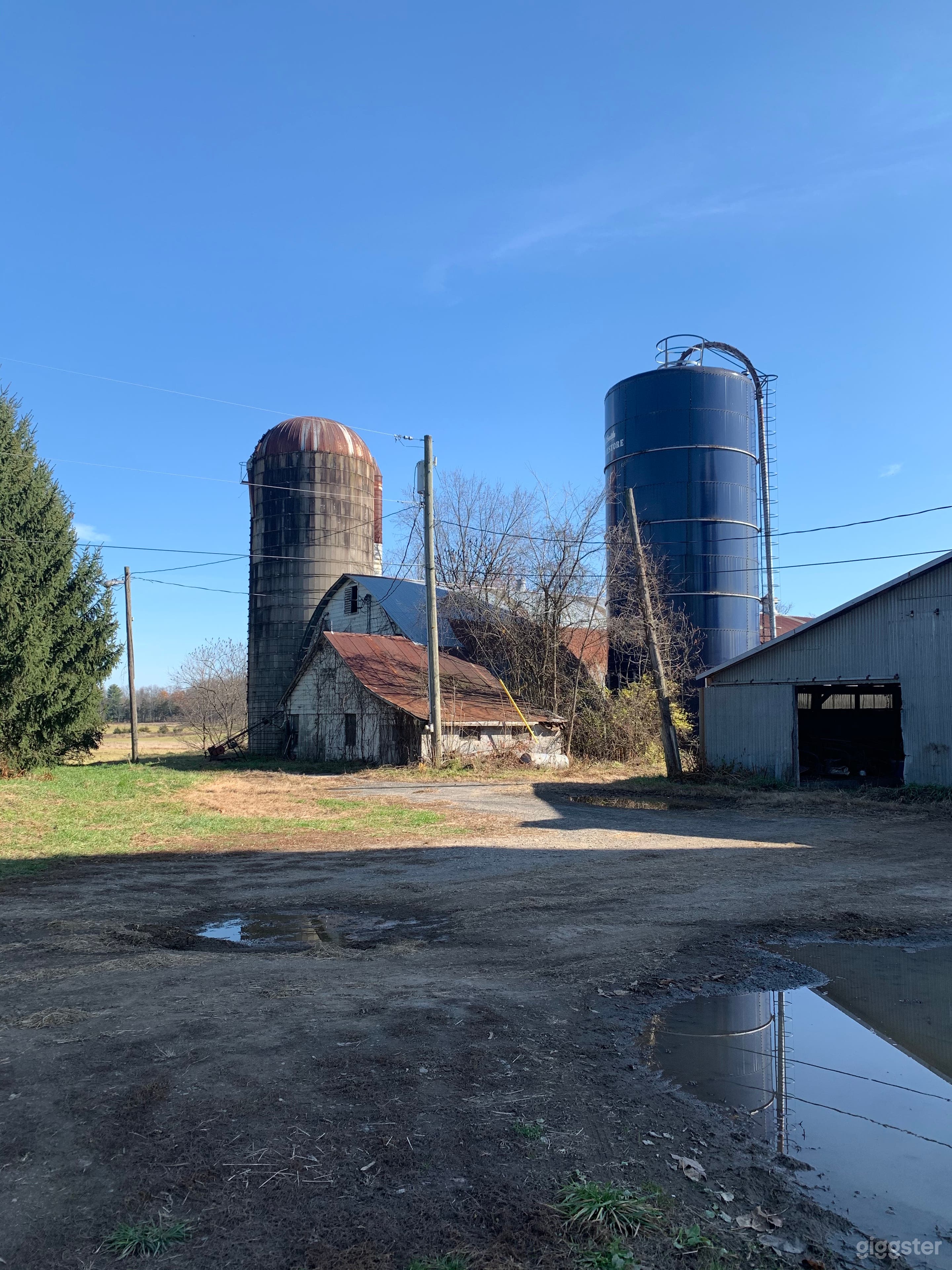 Once an active dairy farm.