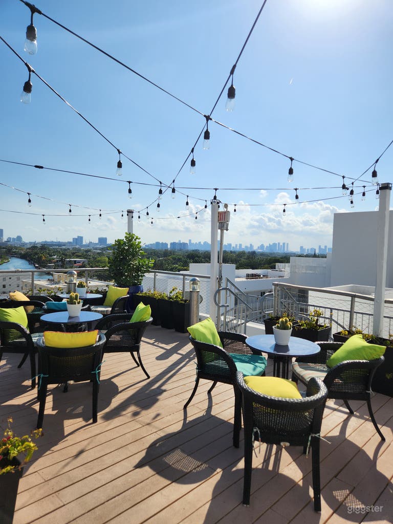  Miami Beach Rooftop Event & FIlm Space 