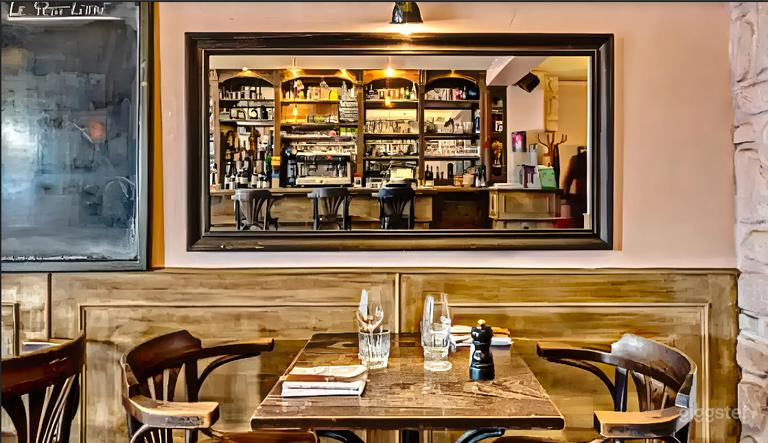  Stilvolles französisches Bistrot mit authentischem Pariser Charakter 