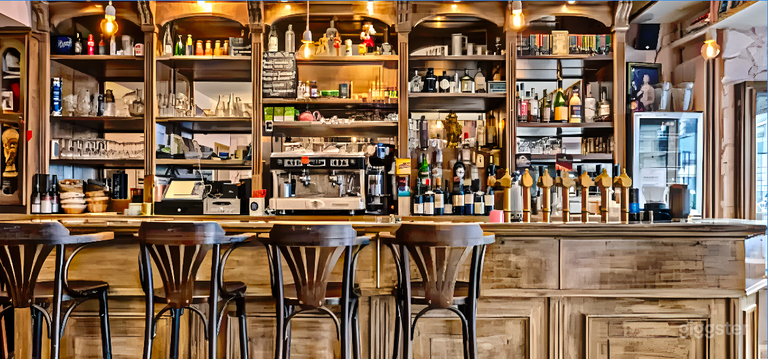  Stilvolles französisches Bistrot mit authentischem Pariser Charakter 