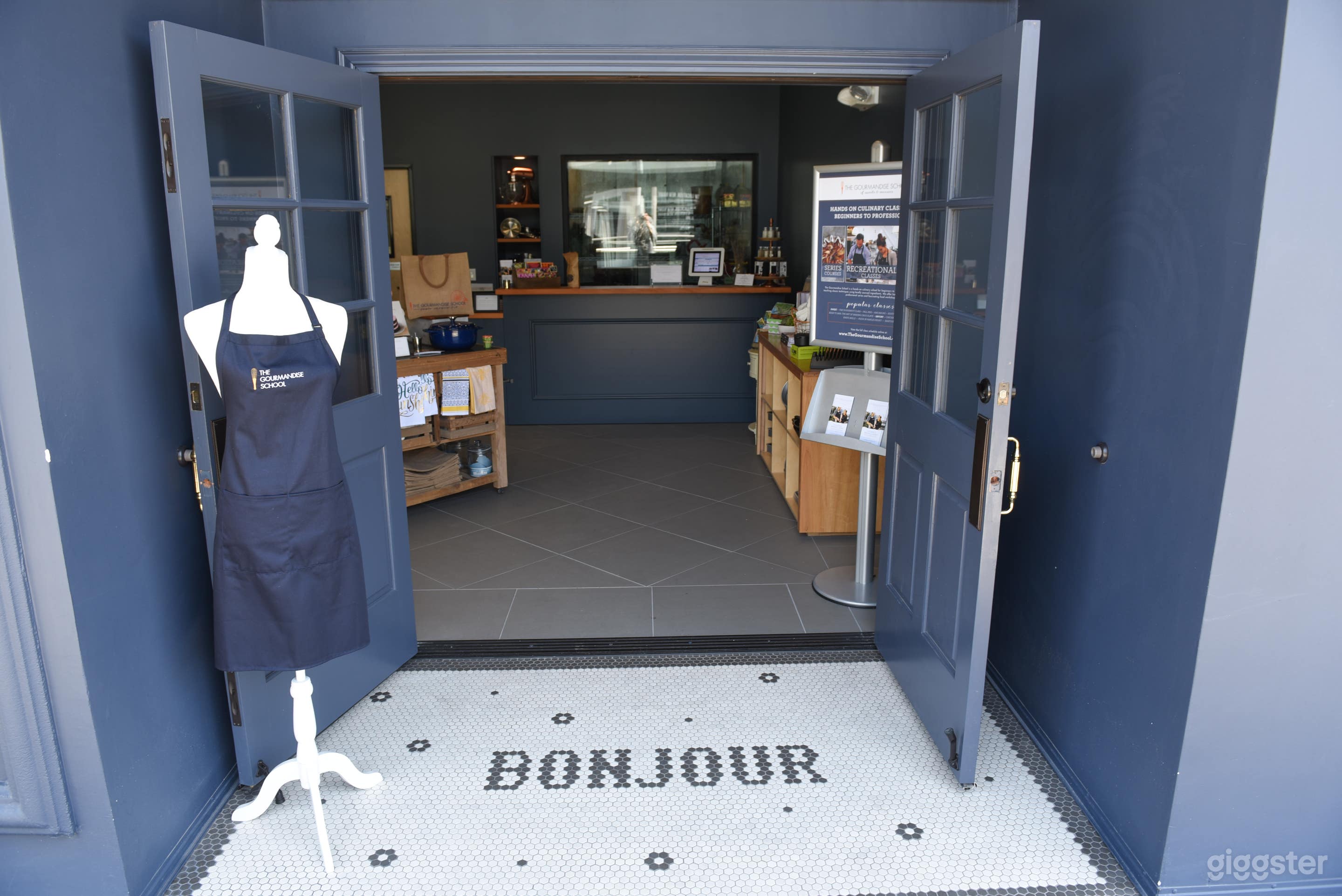 Close up of store front