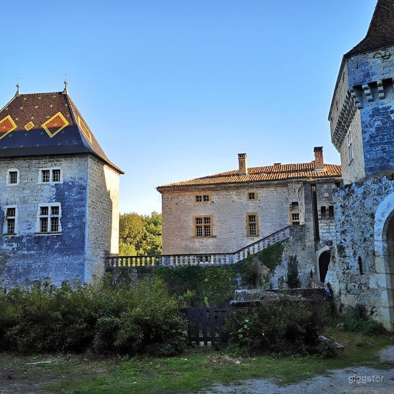  Château historique sur la rivière Isère 