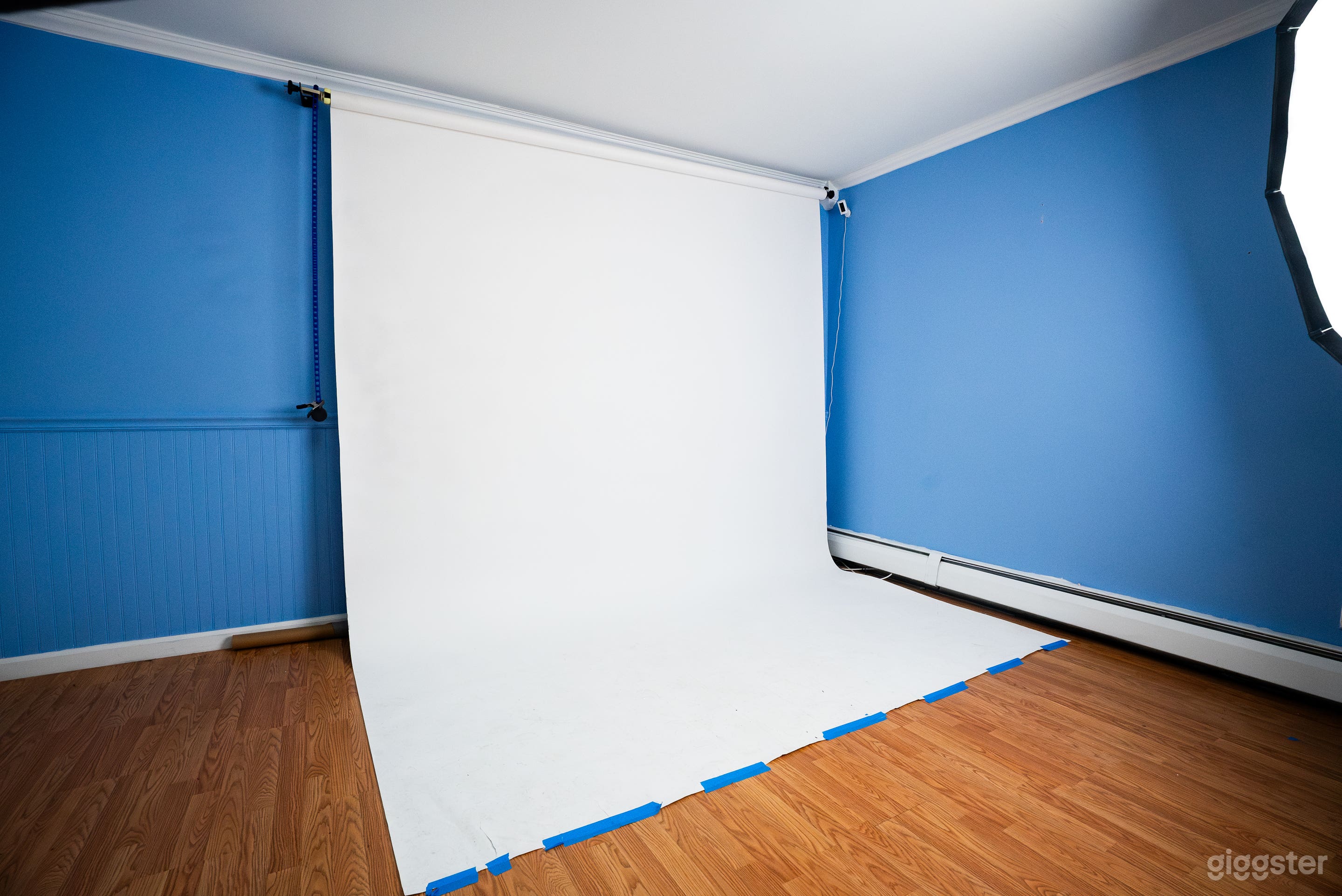 Backdrop can be changed to your color of choice as long as hosts are contacted before hand.