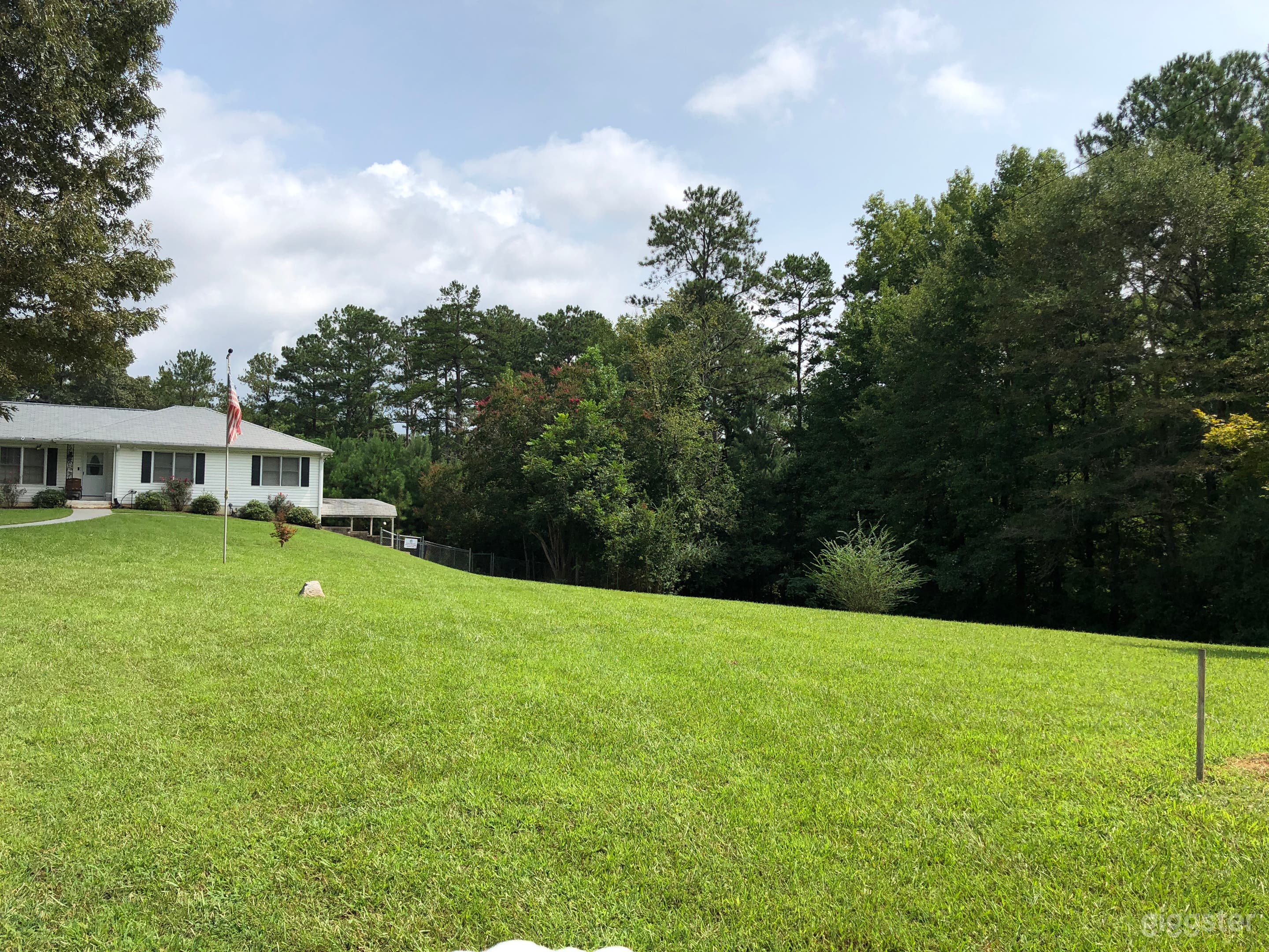 Front yard in front of house