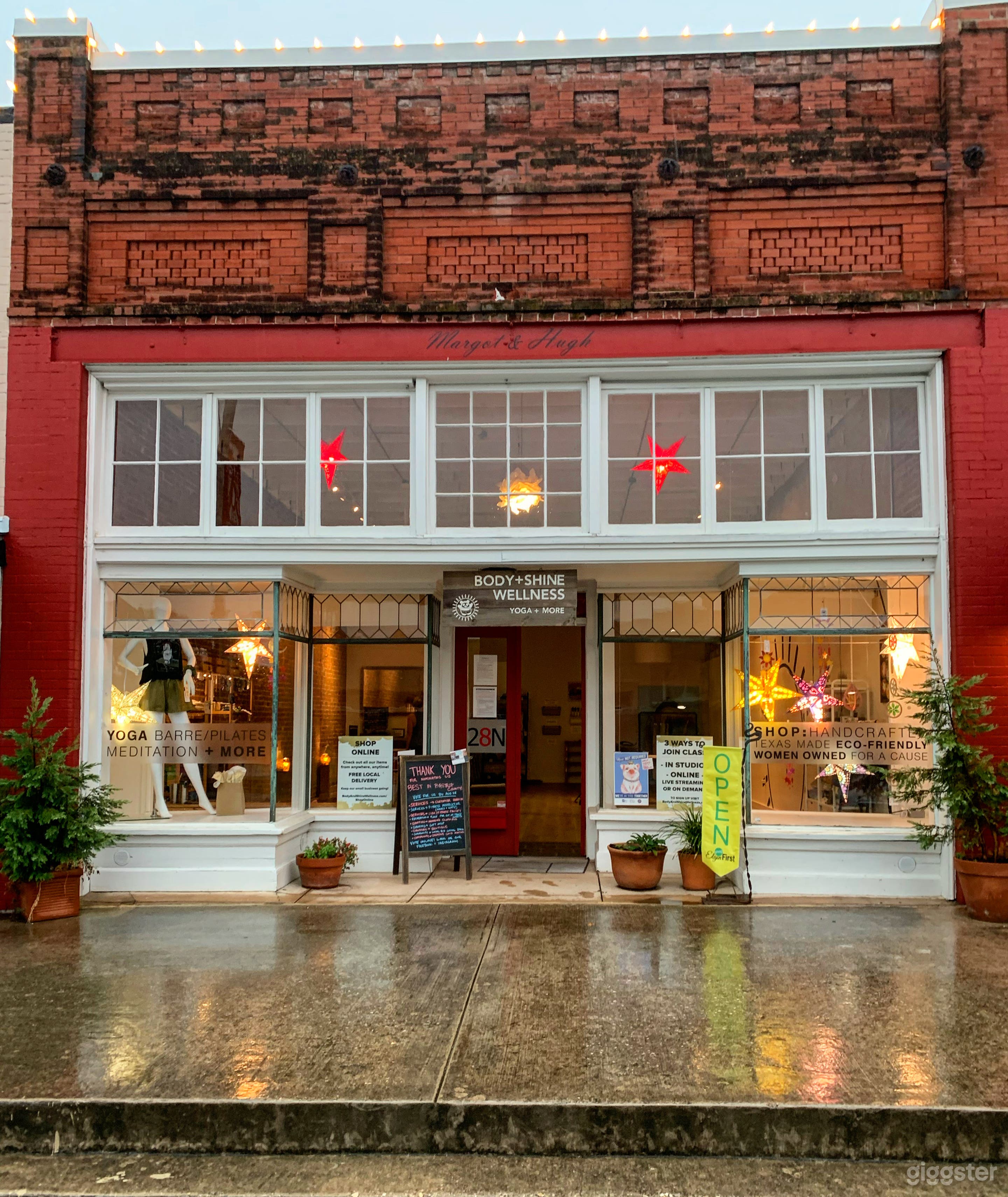 Unique, historic store front; signage/branding can be removed upon request 
