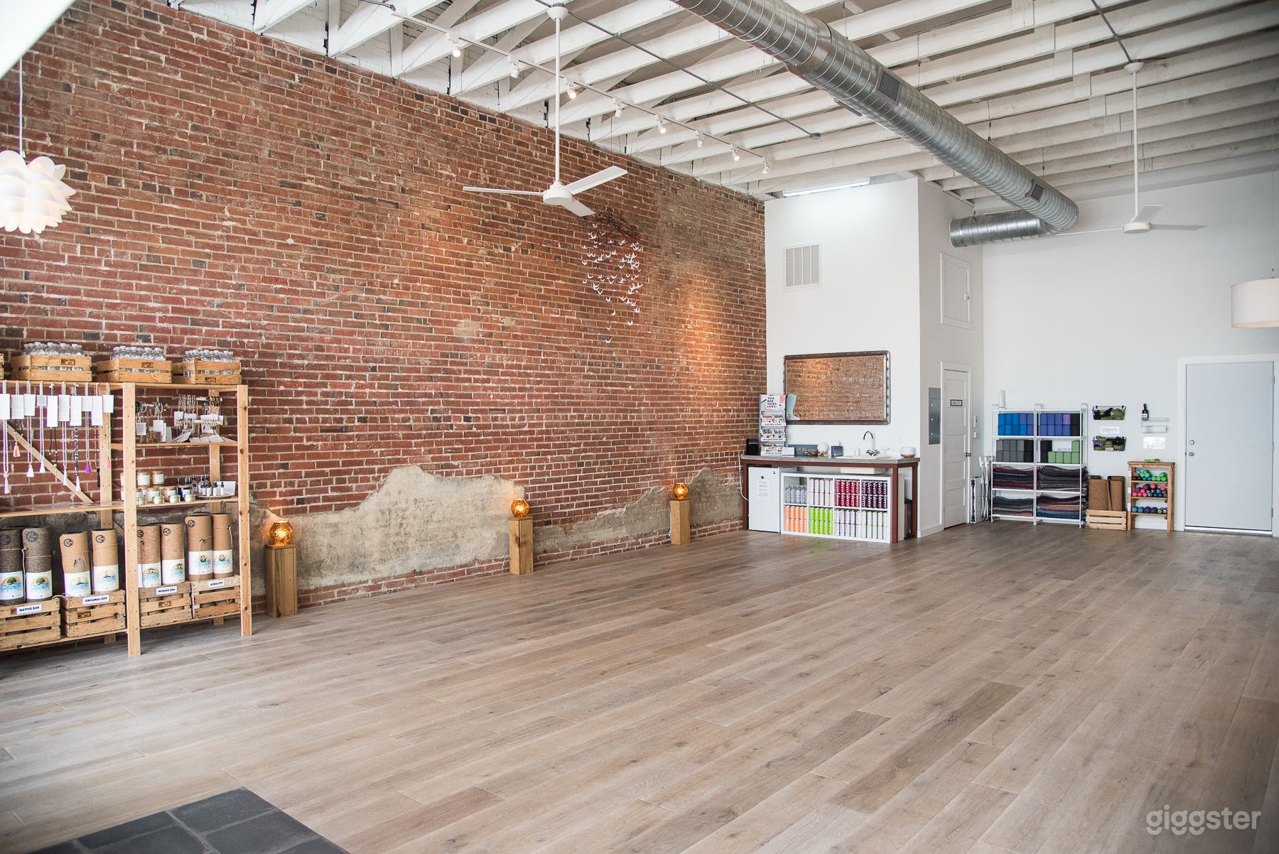 Retail and shelving can be moved/removed with permission