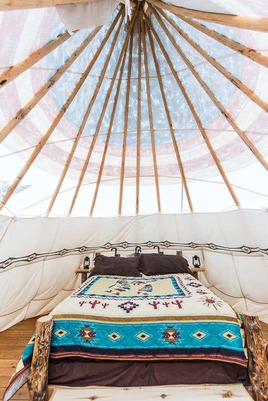 A Light and Airy Tipi 3 Glamping Experience Photo 2
