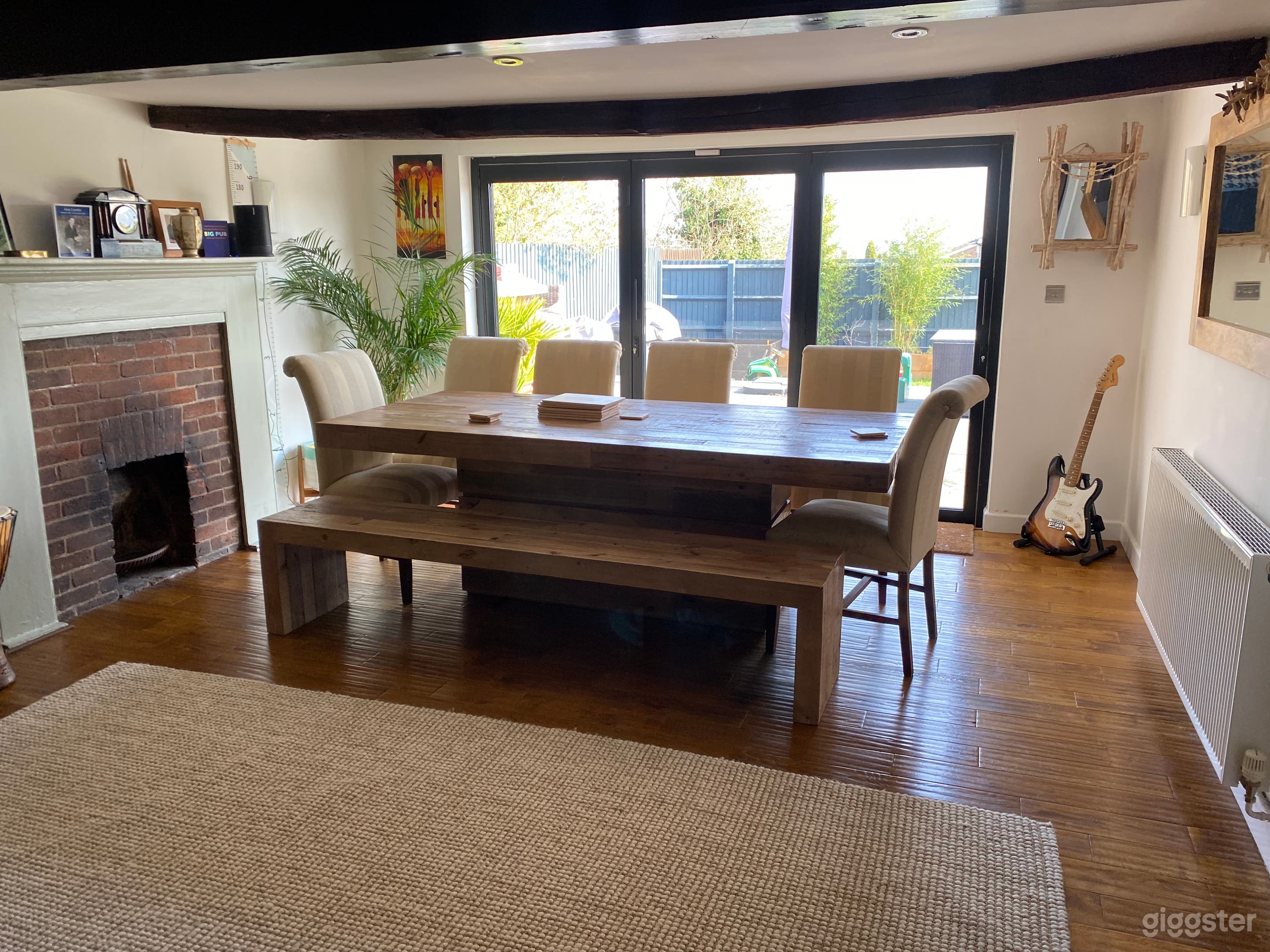 Bifold doors to decking &amp; BBQ