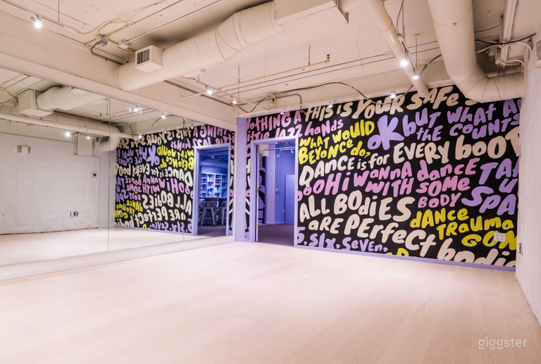  Studio Smalls is 350 sq ft smaller studio that can also be used as a green room. 