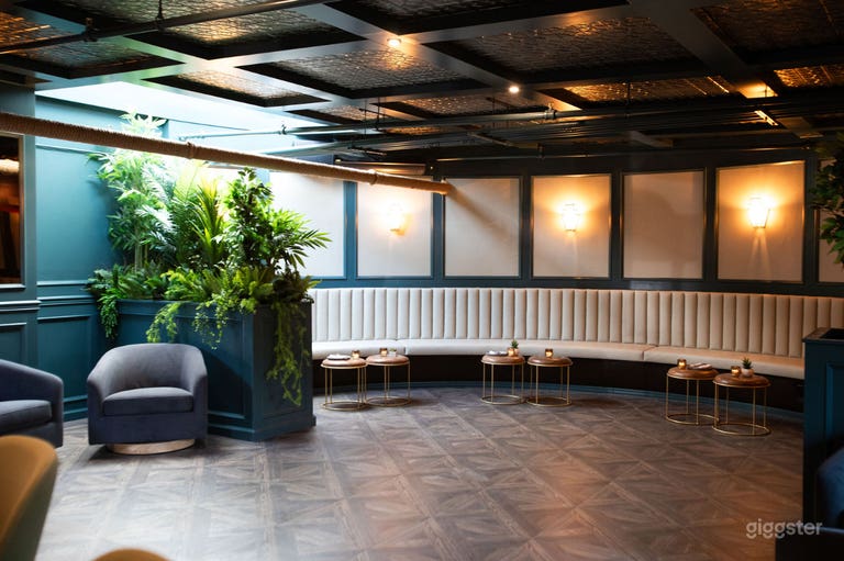  Private room seating. There are two skylights that give the room plenty of daytime usability.  