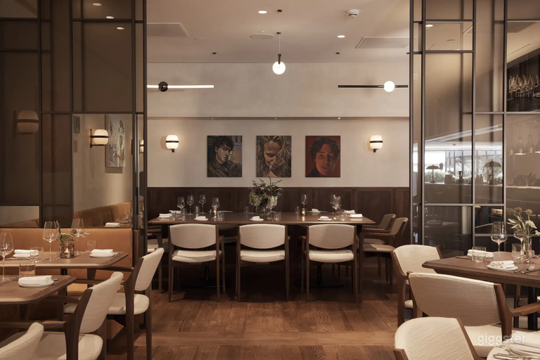  Lugar de Hospitalidad Elegante con Sala de Comidas Privada 
