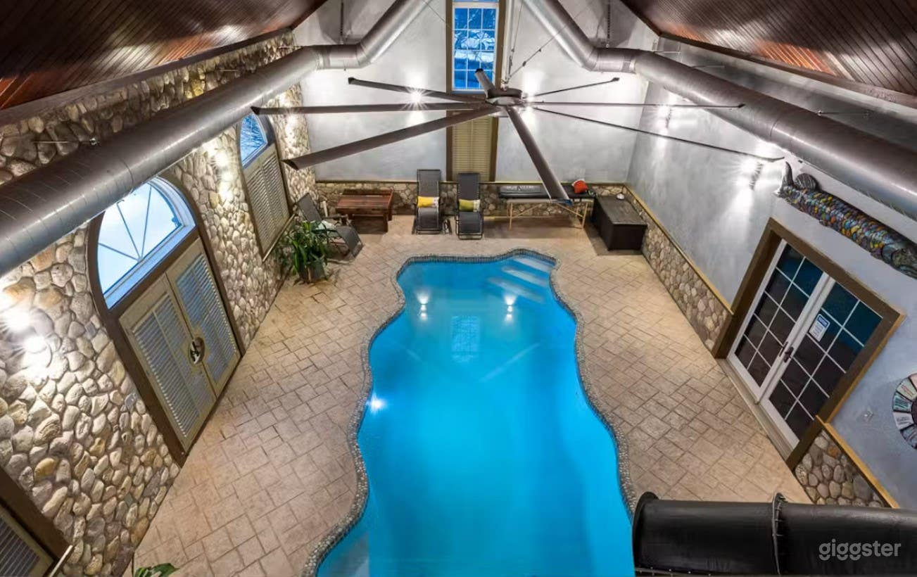 Indoor Heated Salt Water Pool Photo 3