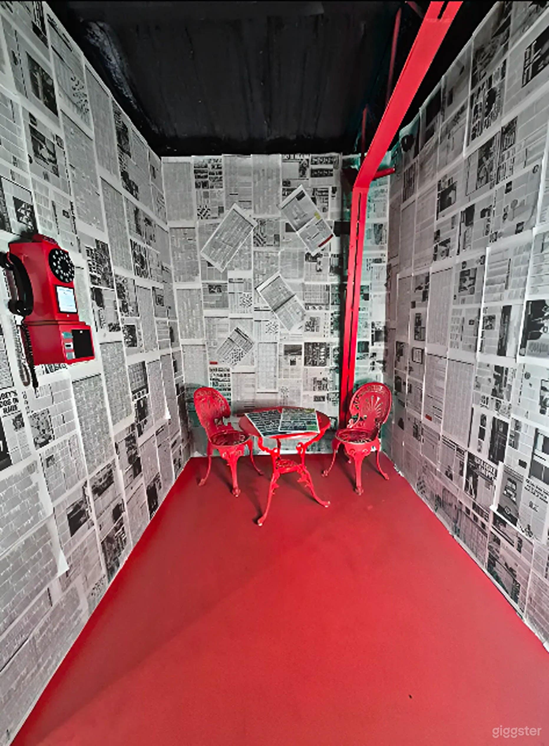 Newspaper Themed Studio Set Photo 1