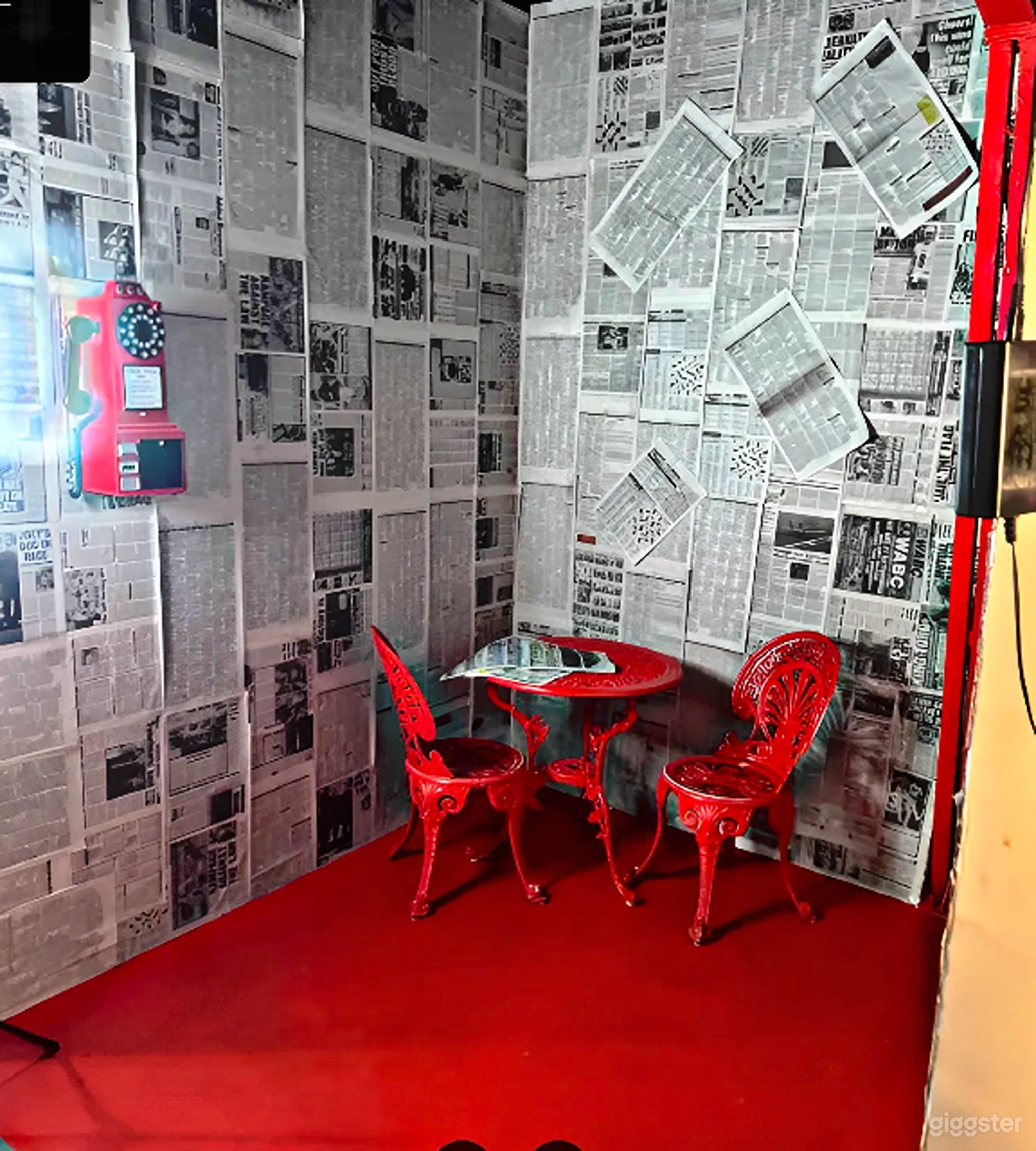 Newspaper Themed Studio Set Photo 4