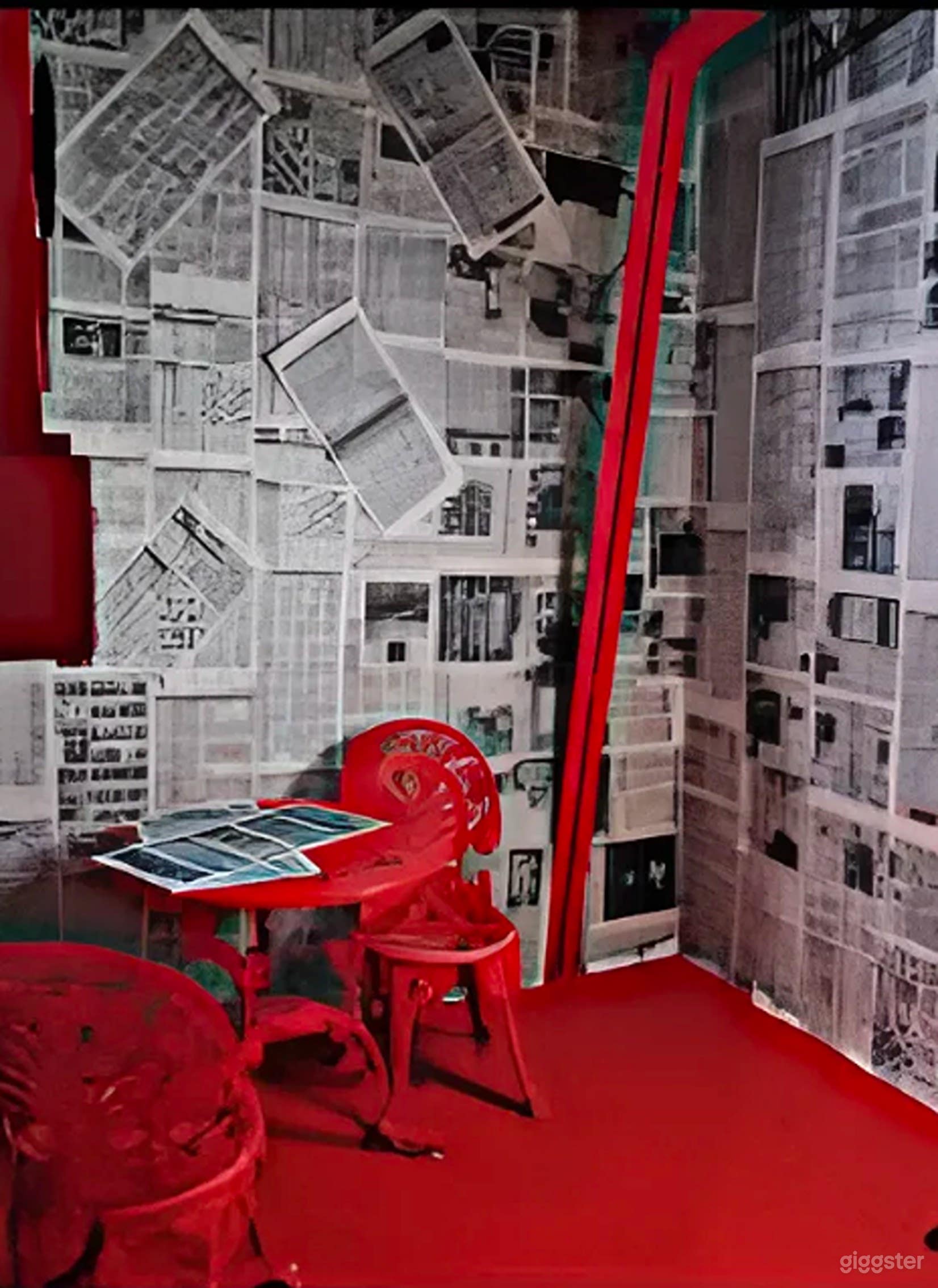 Newspaper Themed Studio Set Photo 2