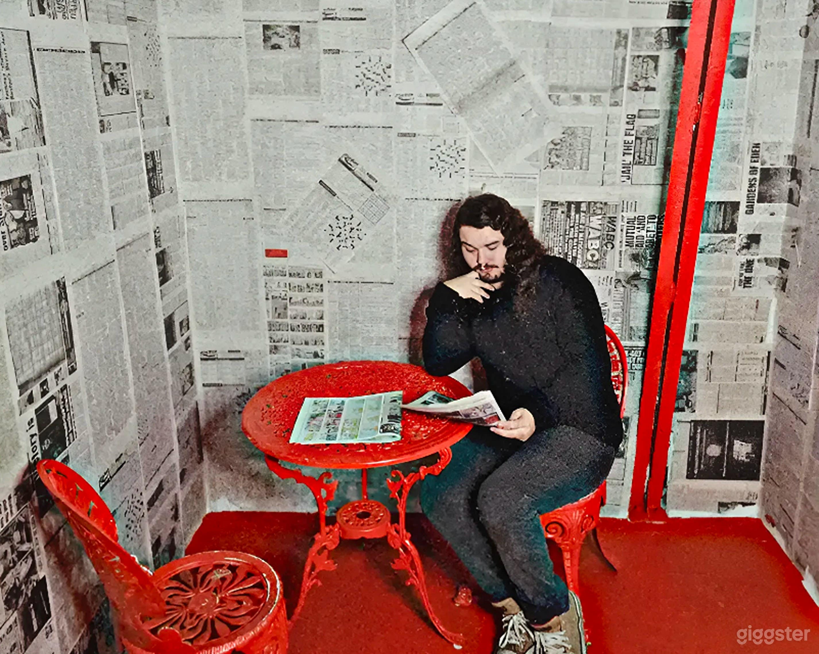 Newspaper Themed Studio Set Photo 3