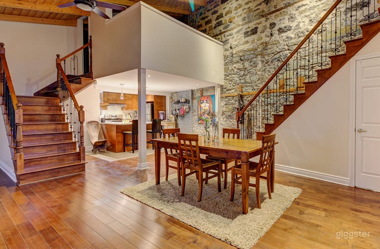  Second main space (with stairs to the bedroom, and terrace) 