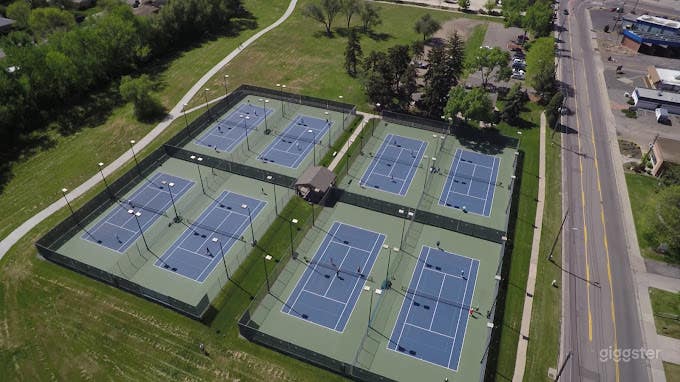 Outdoor Tennis Court Photo 1
