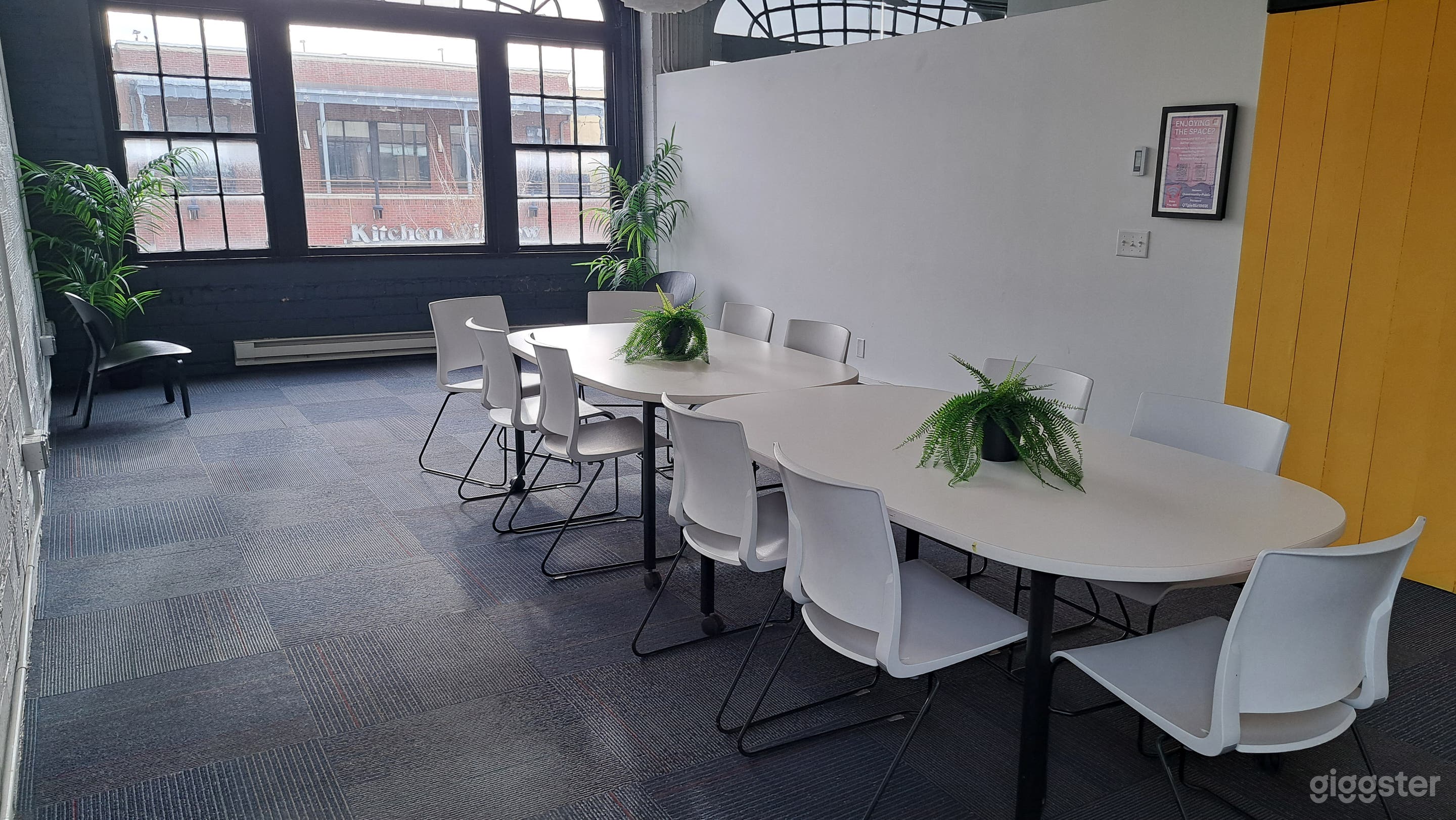 Flexible Event and Meeting Space with Rustic Window Detail Photo 4