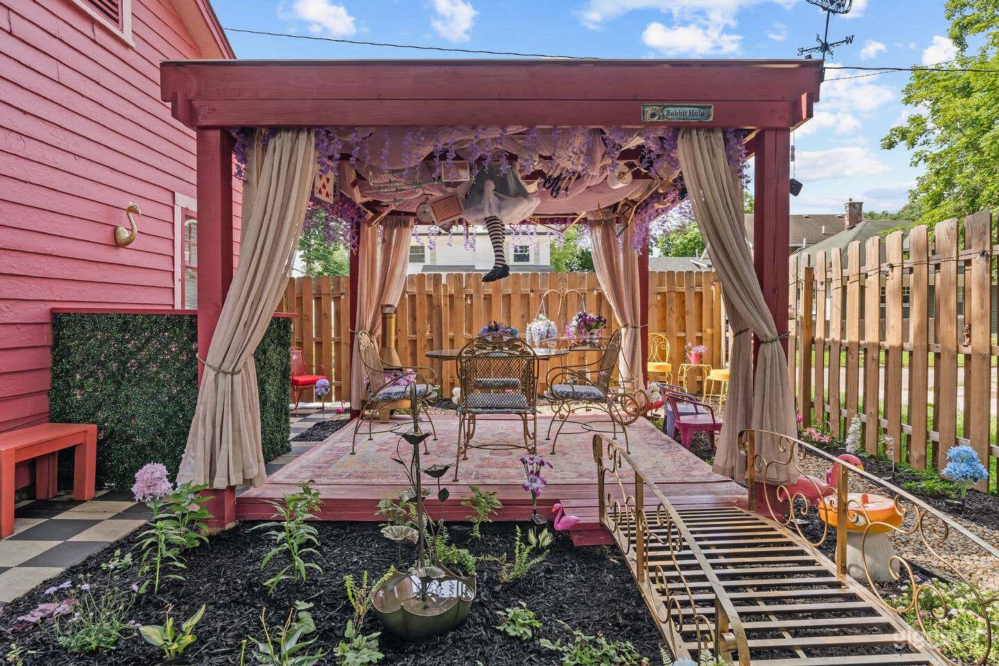The Rabbit Hole: An Alice in Wonderland Backyard Experience Photo 3