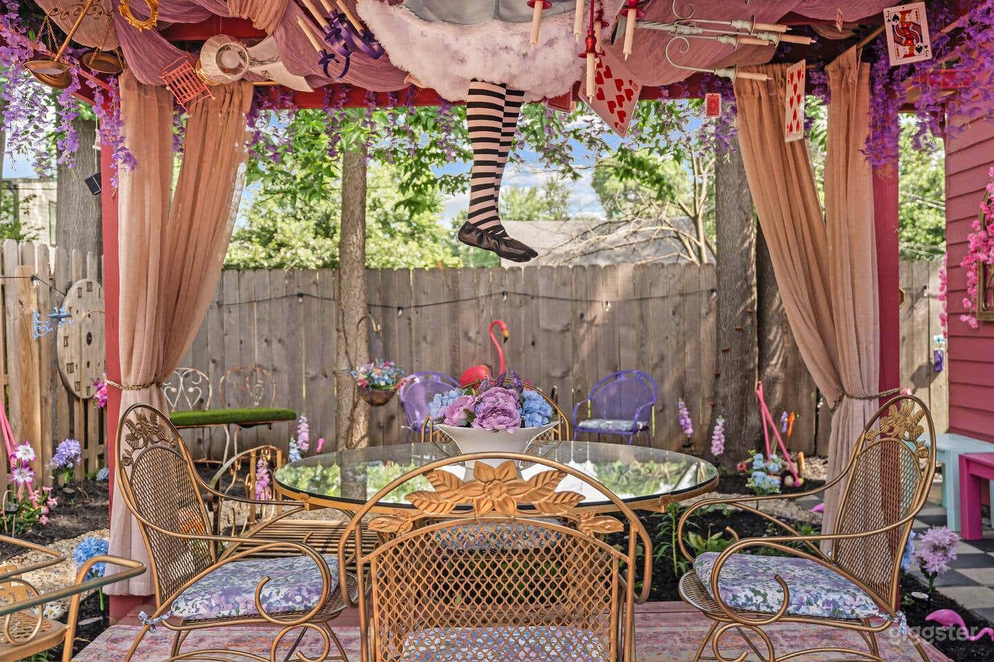 The Rabbit Hole: An Alice in Wonderland Backyard Experience Photo 4