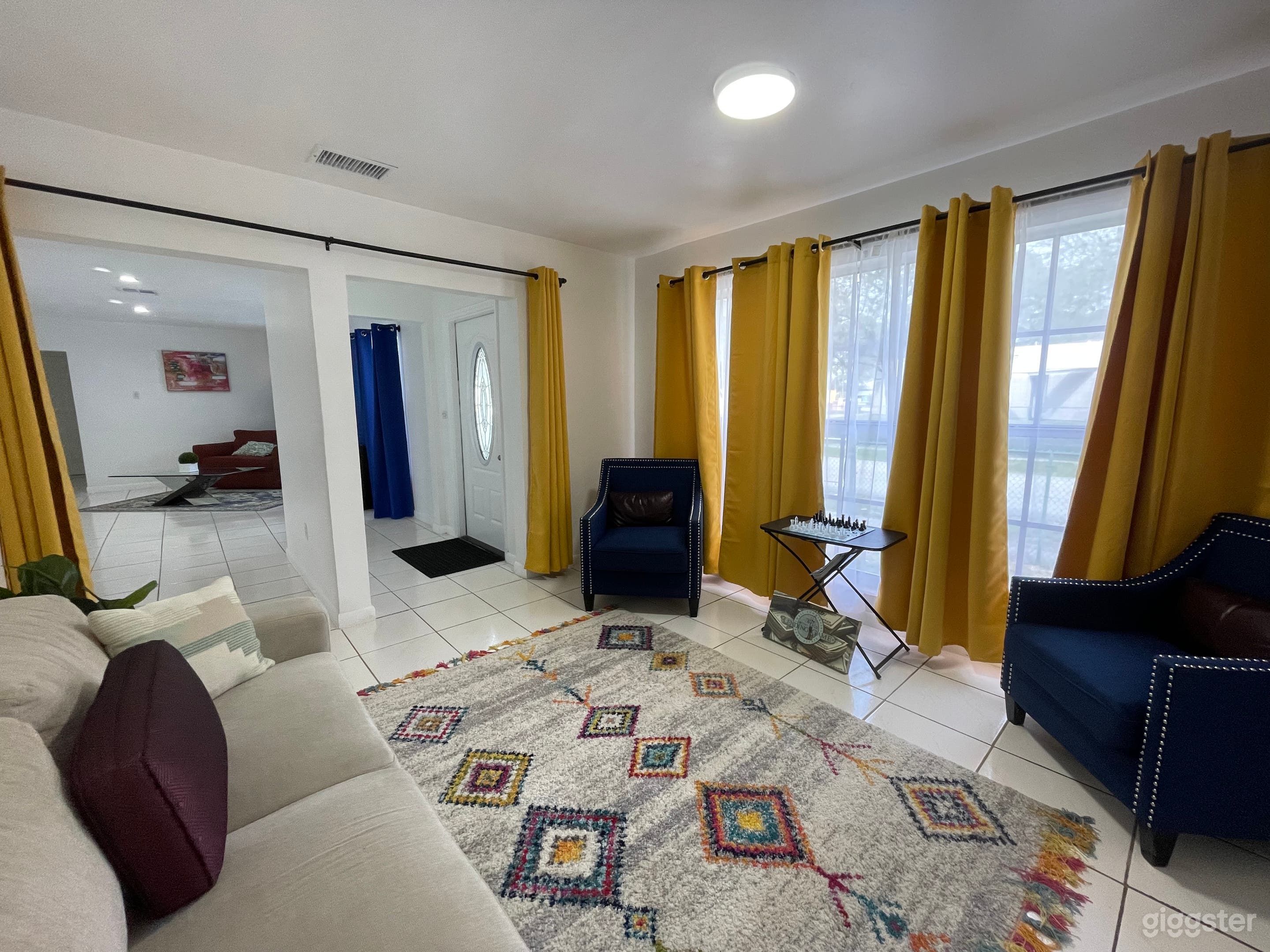 Yellow Room for Podcast and Interviews