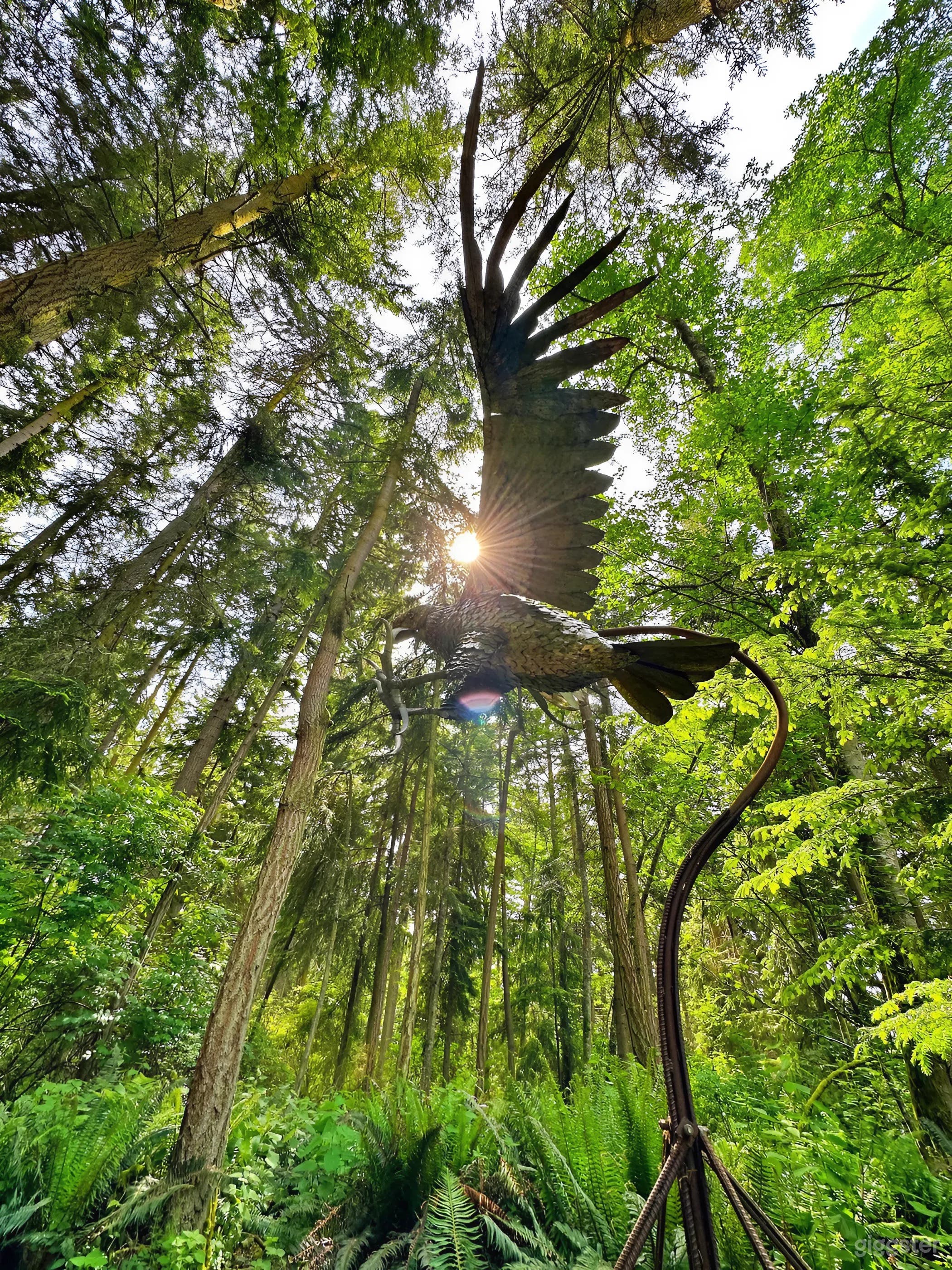 Sculpture Park and Nature Preserve in Century Old Forest Photo 3