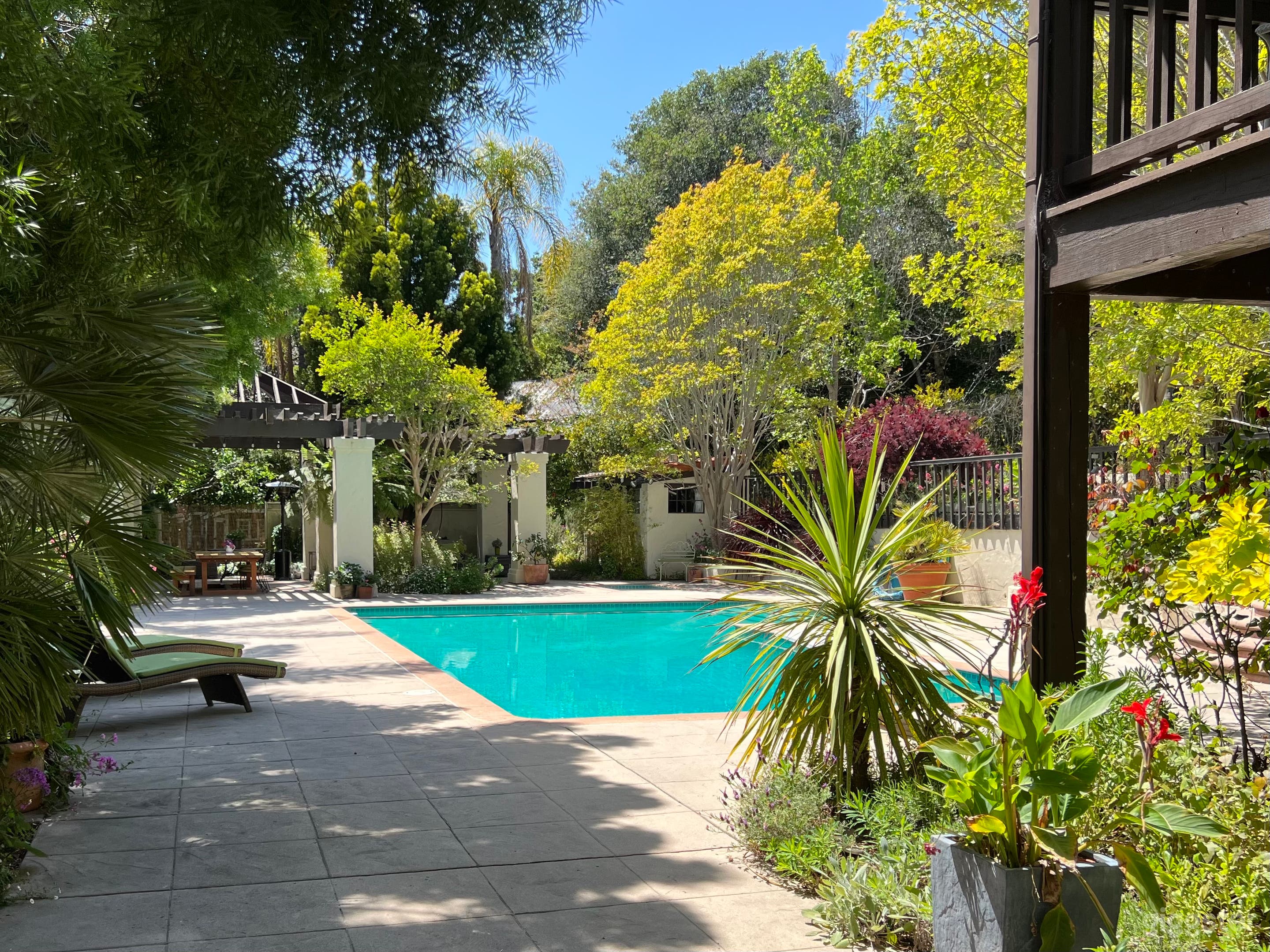 Beautiful garden and pool in Santa Cruz Photo 1