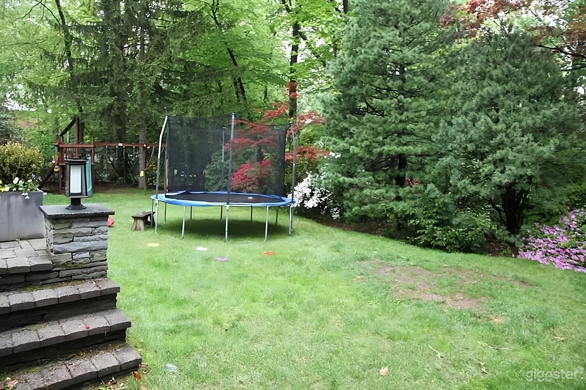 Classic Backyard with Waterfall Photo 4