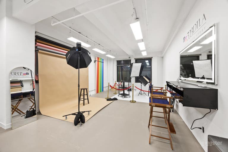  1525: Affordable Natural Light Studio w Cyc Wall 