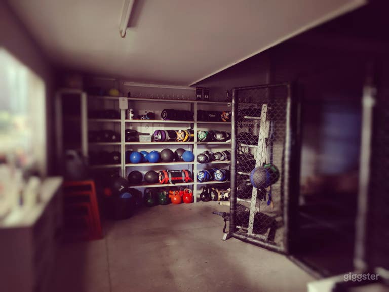  Power and strength building functional training equipment. 