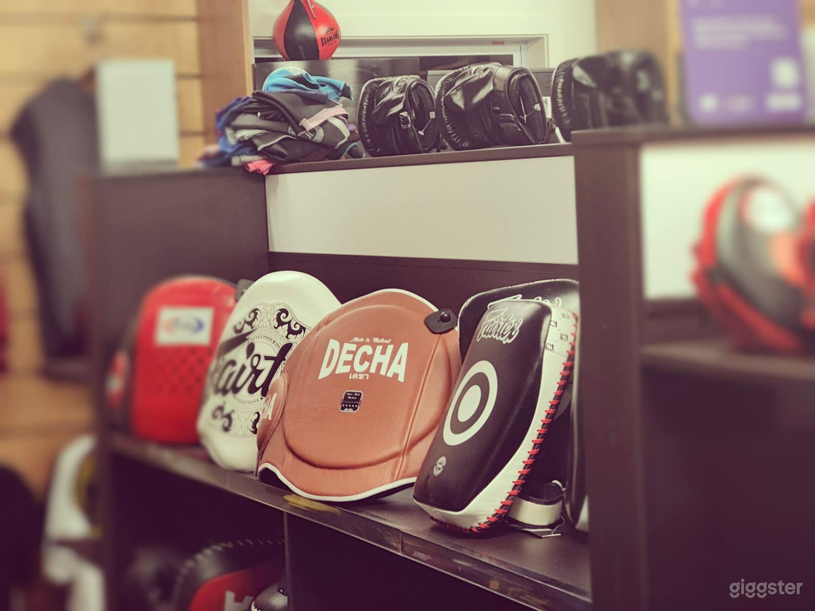 The Pro Store full of high quality equipment and clothing.