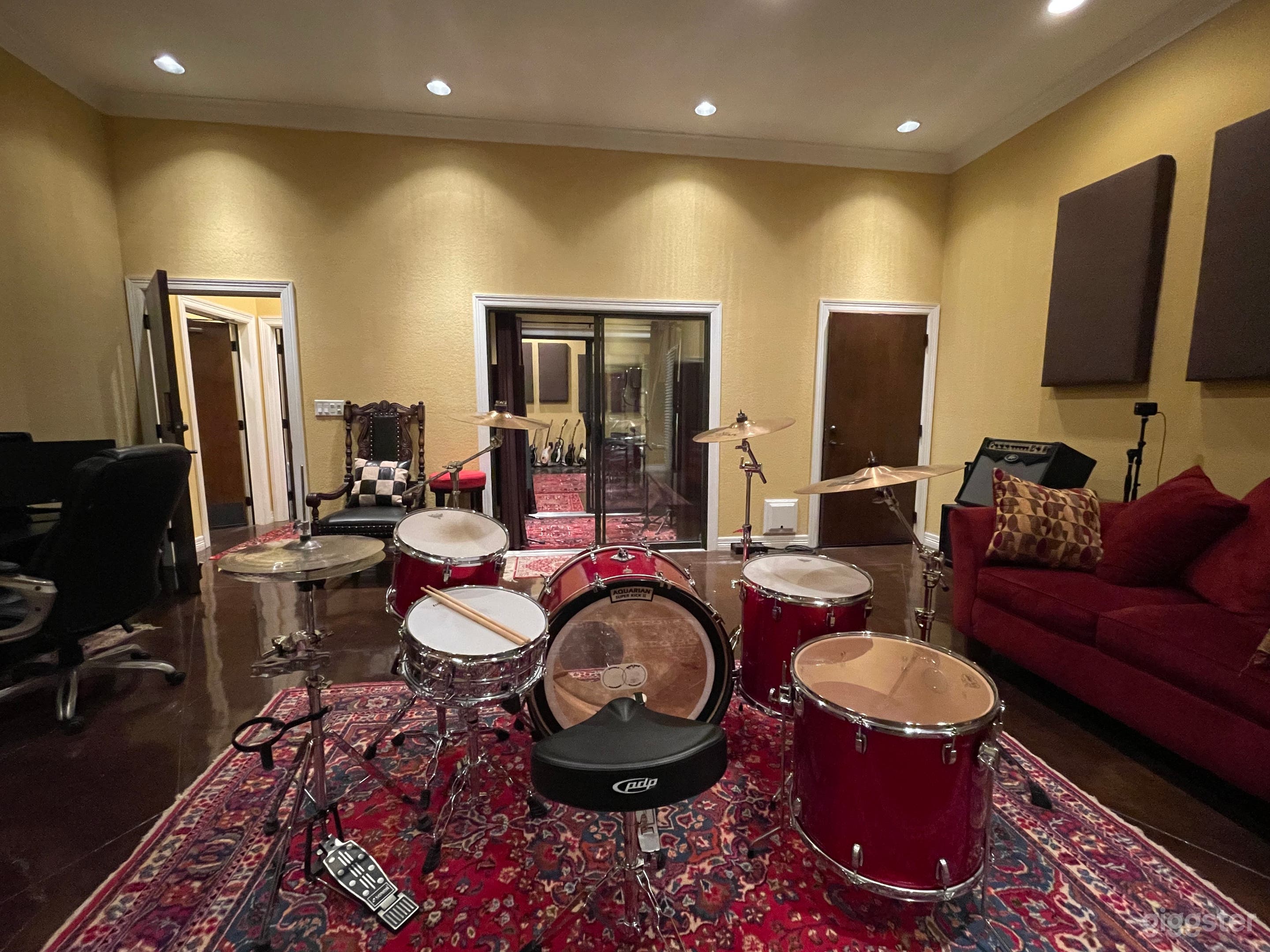 Drum Room Pod Cast Room