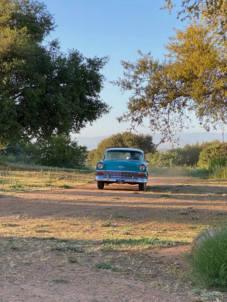 1956 Bel Air coming in