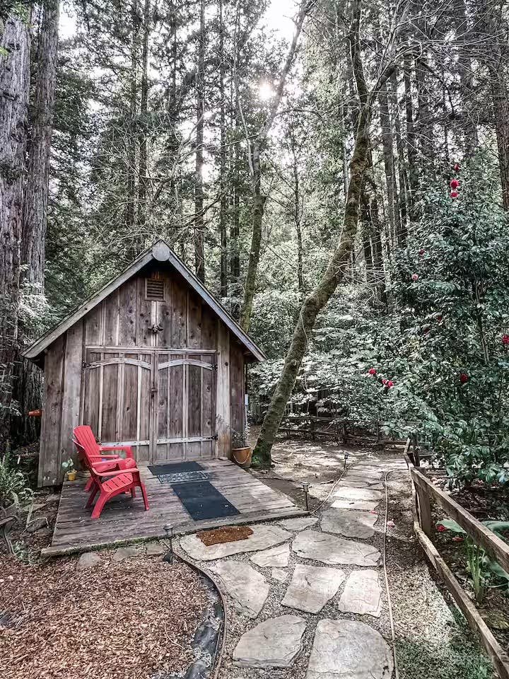 The Coastal Redwood Cabin | Private Creek | Serene Photo 1