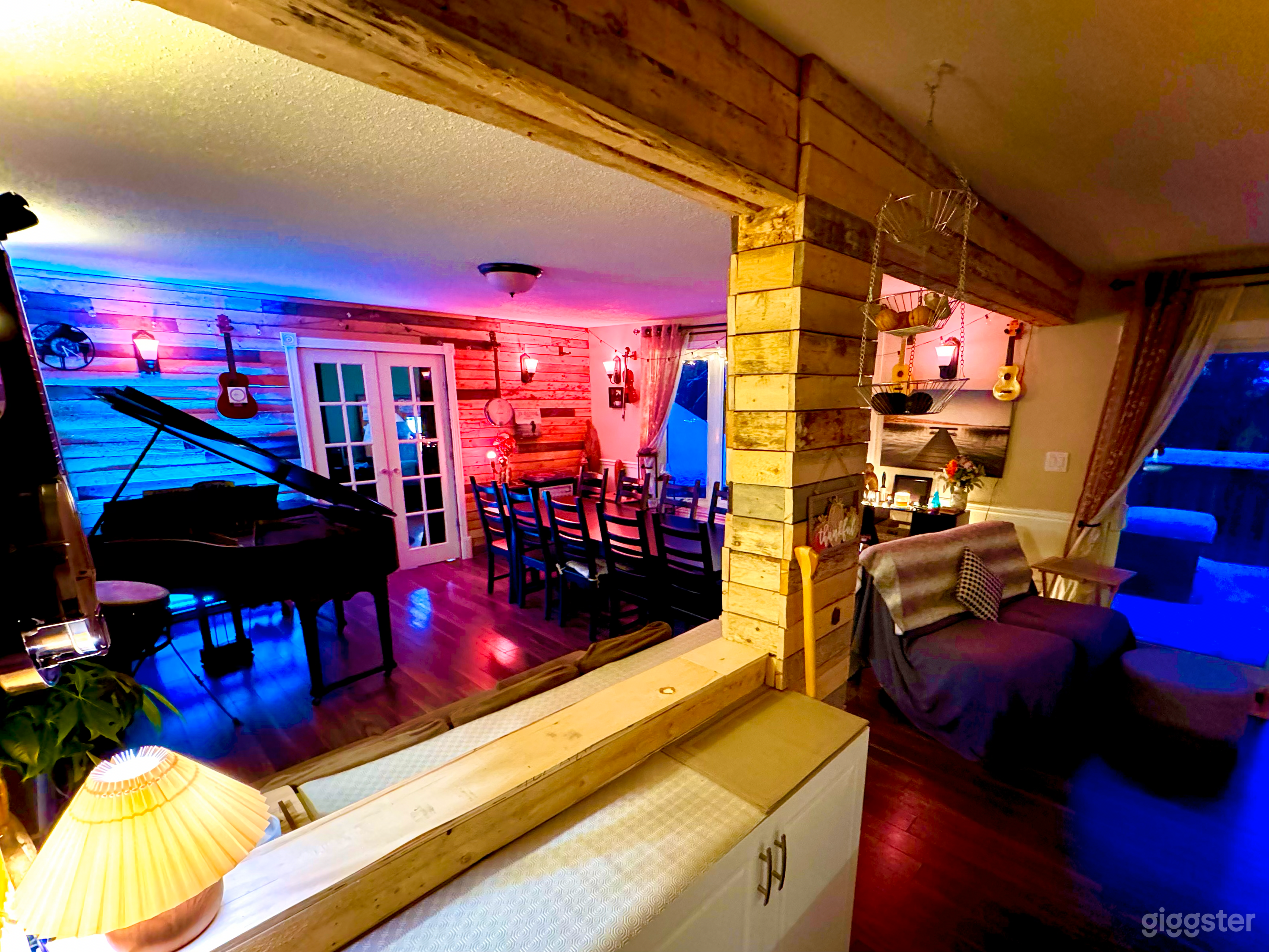 Warm Musical Dinner Vibes tucked in a winter forest location Photo 3