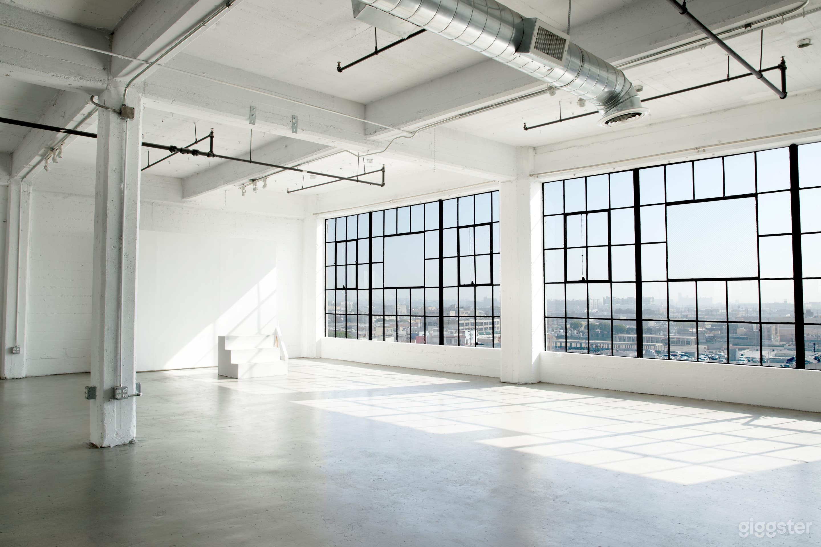 Studio D with East Facing Windows and gorgeous natural light.