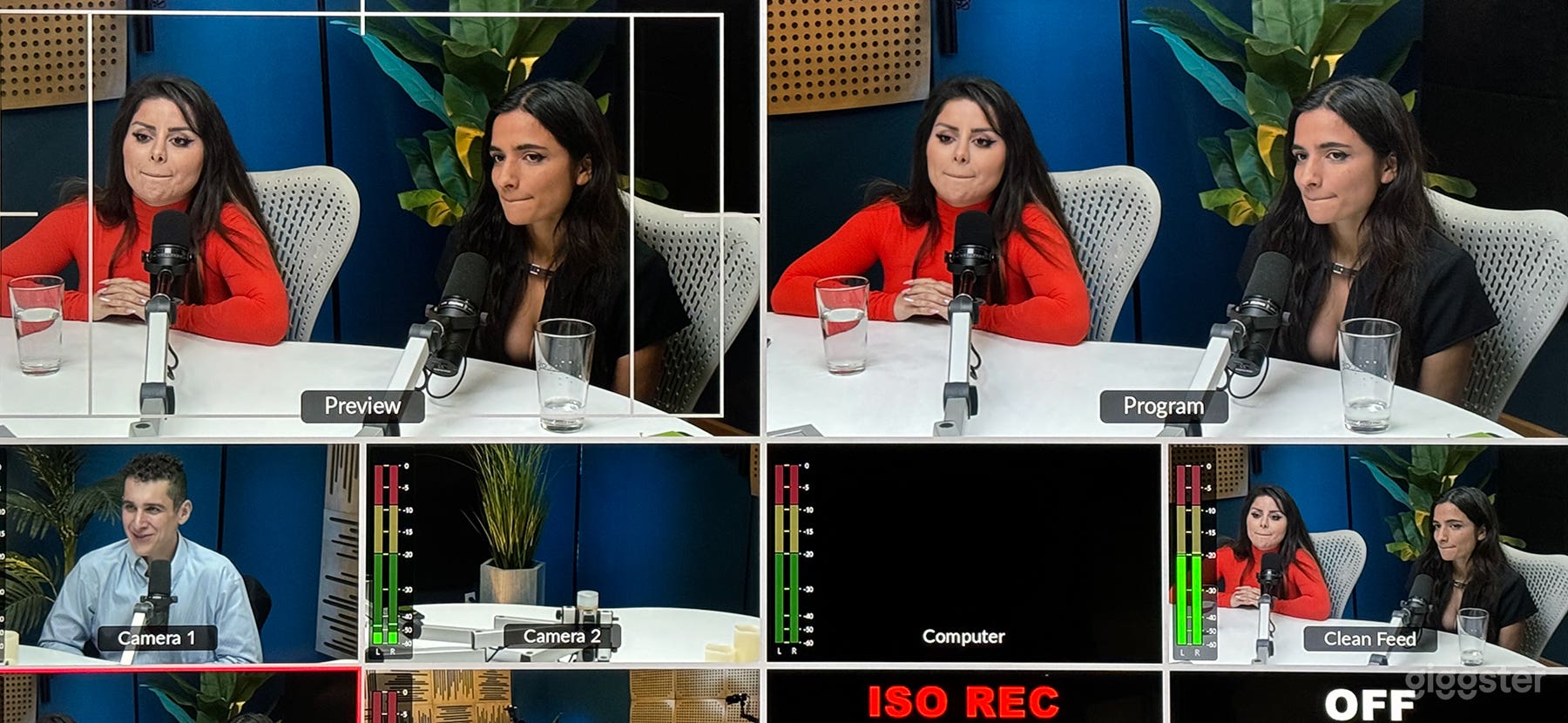 Pre-Lit Podcast Recording &amp; Live Streaming Studio Photo 4