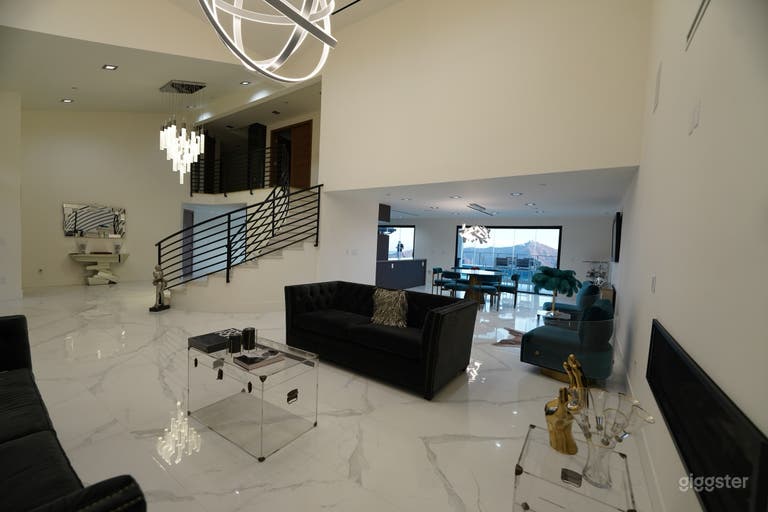  Modern Glass Hillside Estate Pool, Elevator, & Valley Views 