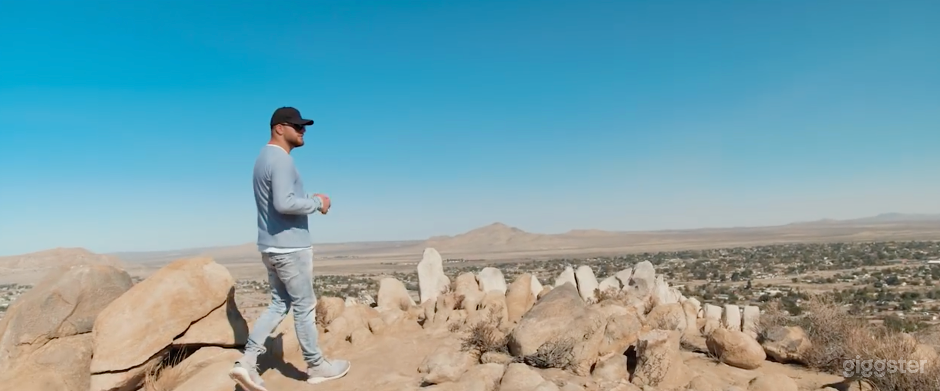 Music video on the Mountain