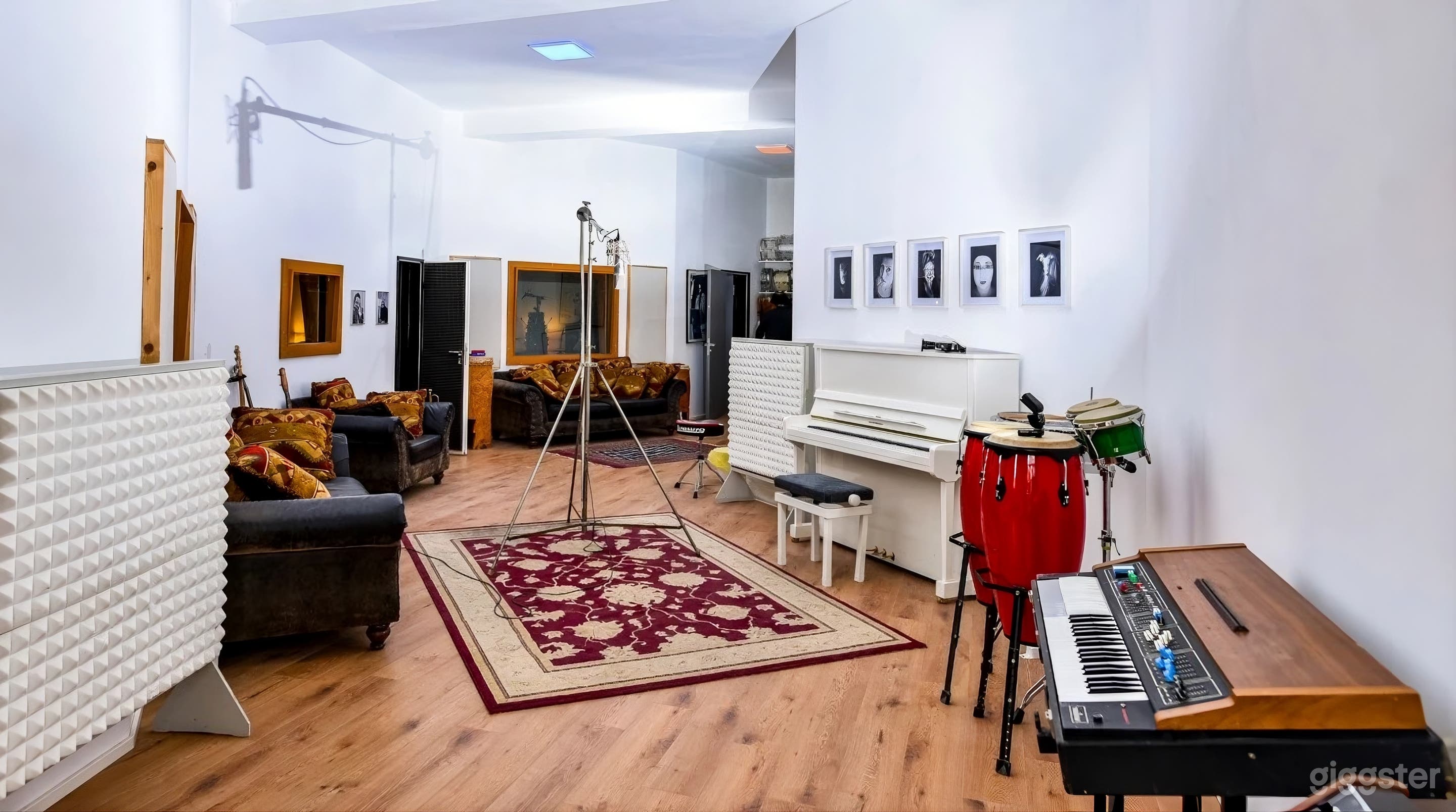 Berlin Recording Studio: 4 Räume, 2 Klaviere, Verstärker, Schlagzeug Foto 1